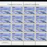 1999 Ireland Civil Aviation (Commercial Aviation - Douglas DC3, Britten Norman Islander, Boeing 707 & Lockheed Constellation) Stamp Sheetlet Plate 1A1A1A1A Mint Never Hinged (MNH) Image 5