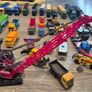 Toy lorries and cars Image 2