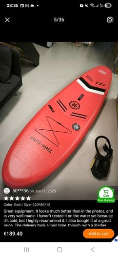 Inflatable Stand Up Paddle Board. Brand new