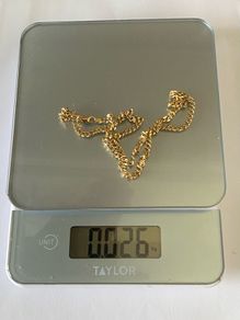 14 k/ct Gold Chain 585 -26 grams-54 cm-5 mm