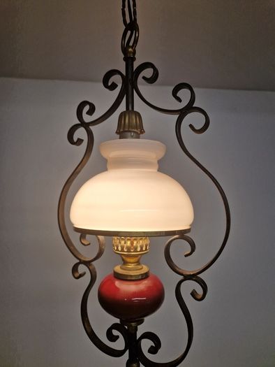 Antique Vintage French ceiling pendant light