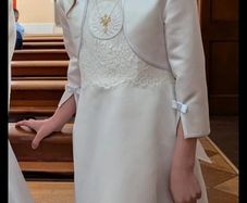 Communion dress with bolero