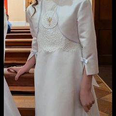 Communion dress with bolero