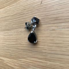 Black drop earrings