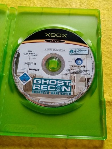 Ghost recon advanced Warfighter Xbox Original Pal version games Original