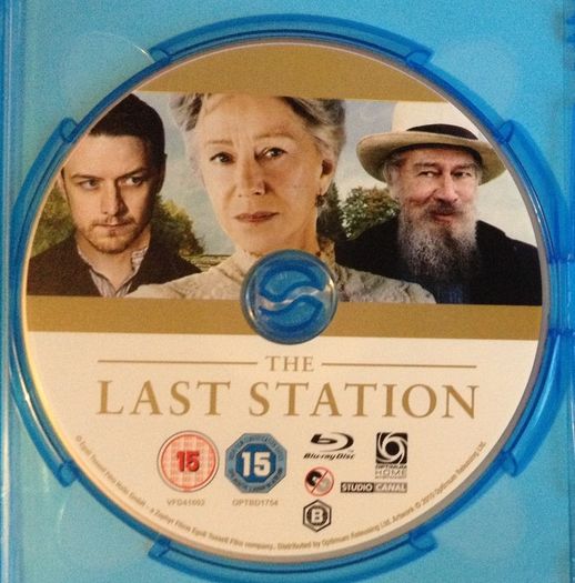 The Last station [2010] Helen Mirren, Christopher Plummer, Paul Giamatti, Anne-Marrie Duff & James McAvoy [Blu-ray Movie]