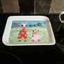 Beautiful Tin Box, with matching plate and cup included Image 4