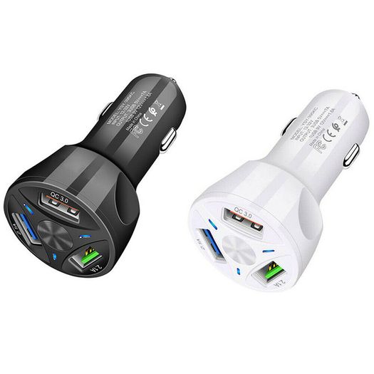 QC 3.0 Car Triple USB Phone Quick Charger 30W (Brand New/Warranty)