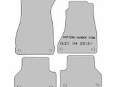 Audi A4 2016>2018 Exact Fit Mats