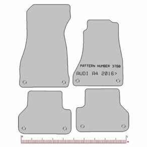 Audi A4 2016>2018 Exact Fit Mats