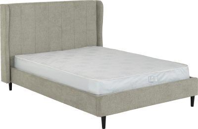 Amelia Bed in Dark Grey Fabric