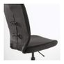 IKEA Lillhojden fark grey Wheeled Swivel Desk Computer Chair Removable Cover Image 2