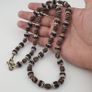 Vintage Venetian Style Strip & Trade Glass Bead Necklace Image 8