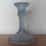CANDLESTICK - Art Deco - Frosted Glass Image 2