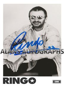 Ringo Starr Autograph