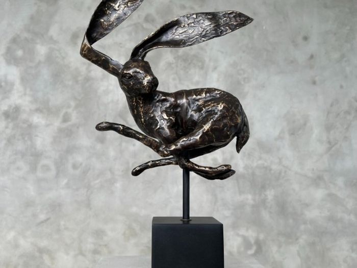 Running Hare - Speckled Bronze