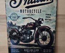 Metal sign