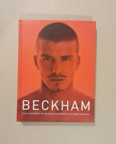 David Beckham signed book Manchester United