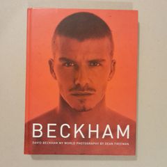 David Beckham signed book Manchester United