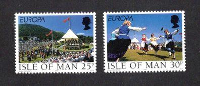 1998 Isle of Man Europa Festivals Commemorative Stamps Mint Never Hinged (MNH)