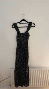 Floral black dress