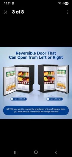 Aaobosi 83L 12v fridge