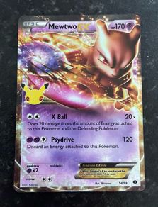 pokemon card Mewtwo 25th anniversary set