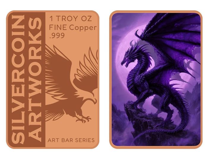 1 Troy Oz Copper Art Bar
