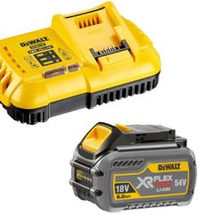 Dewalt Dcb546 Xr Flexvolt 18/54v 6ah And Dcb118 Fast Charger