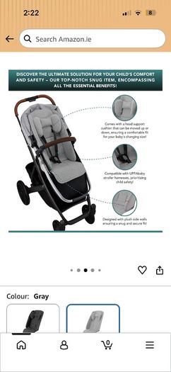 Uppababy Seat Liner & Newborn insert