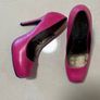 Pink High Heel Ladies Shoes Image 6