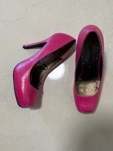 Pink High Heel Ladies Shoes