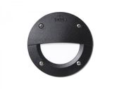 Leti 100 Round Eyelid Opal Led Gx53 3w Recessed Wall Light