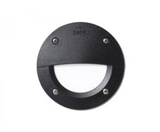 Leti 100 Round Eyelid Opal Led Gx53 3w Recessed Wall Light
