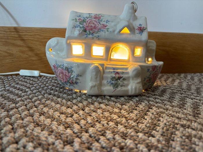Vintage Gorski Noah's Ark Lamp/ Night Light