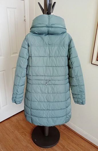 Padded long coat