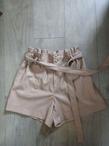 Fab leather like shorts