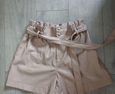 Fab leather like shorts