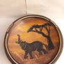 soap dish hand made  ceramic  african  theme great gift present display bathroom Image 3