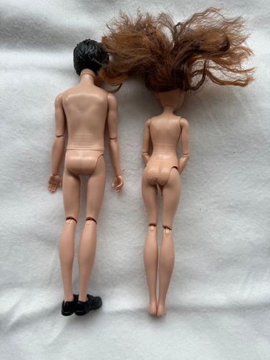 Harry Potter and Hermoine Granger Tangled hair Mattel 2018  Used Please look at the pictures