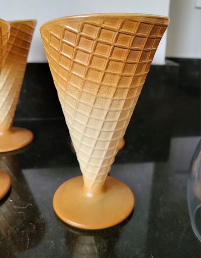 Vintage Bormoili Ice cream glasses