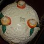 a 1930.barbola /clarice cliff harves bowl and cover Image 4