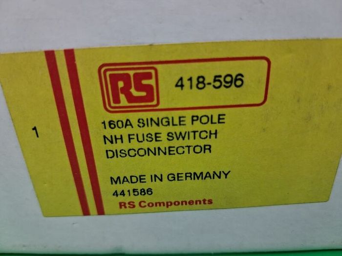Postage Lindner Fuse Switch 125a NH00 Linocur 8601