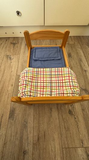 Ikea Duktig Dolls Bed with Bedlinen Set