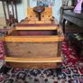 Vintage Wooden Rocking Boat Image 4