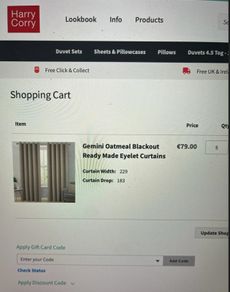 Curtains - 4 Sets with Poles