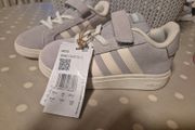 Adidas Court Grey &amp; White Trainers New