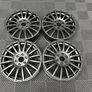 18" Multi Spoke Alloy wheels Ford Transit Custom Van Vw Transporter T7 74.5 6x120 Gunmetal Image 7