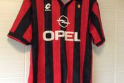 AC Milan Jersey. Official Lotto Mens Home Jersey. Season 1994/1995. Original From The Time. Not A Modern Day Remake.