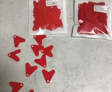 Red tails for lure making